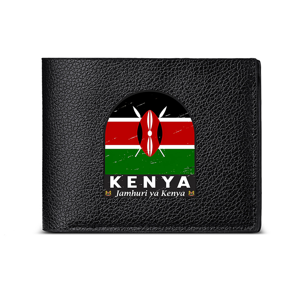 Men Accessories Kenya - Kenya Flag Design Men's Wallet Card