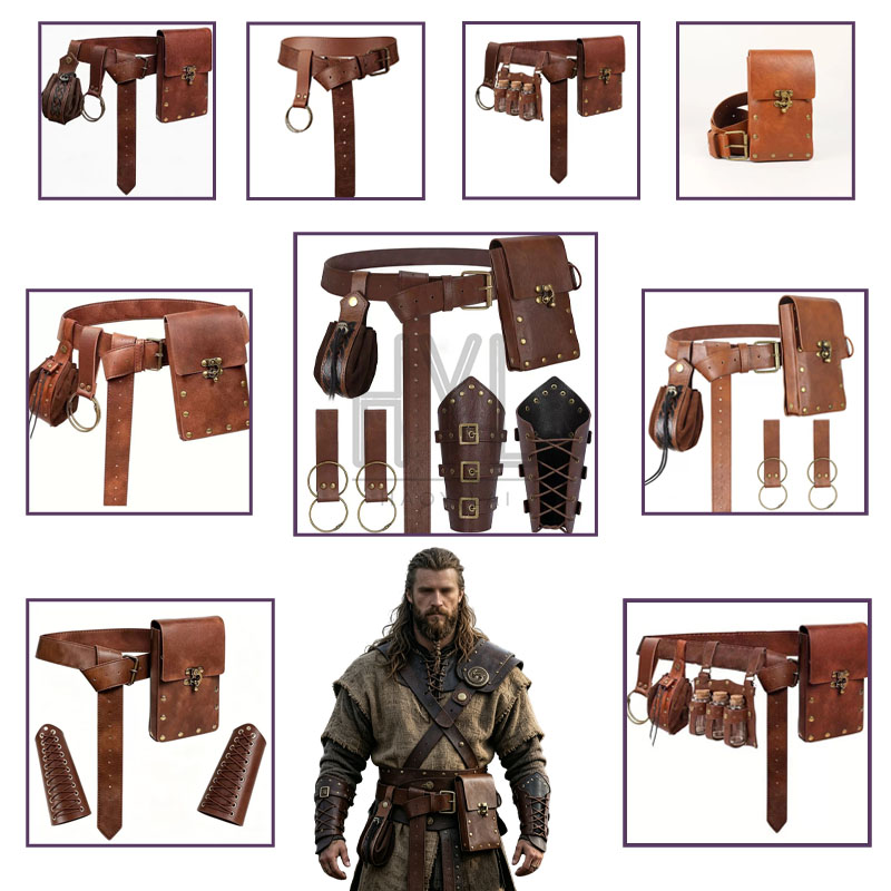 Men'S Mens Accessories - Medieval Viking Accessories Set Retro Steampunk