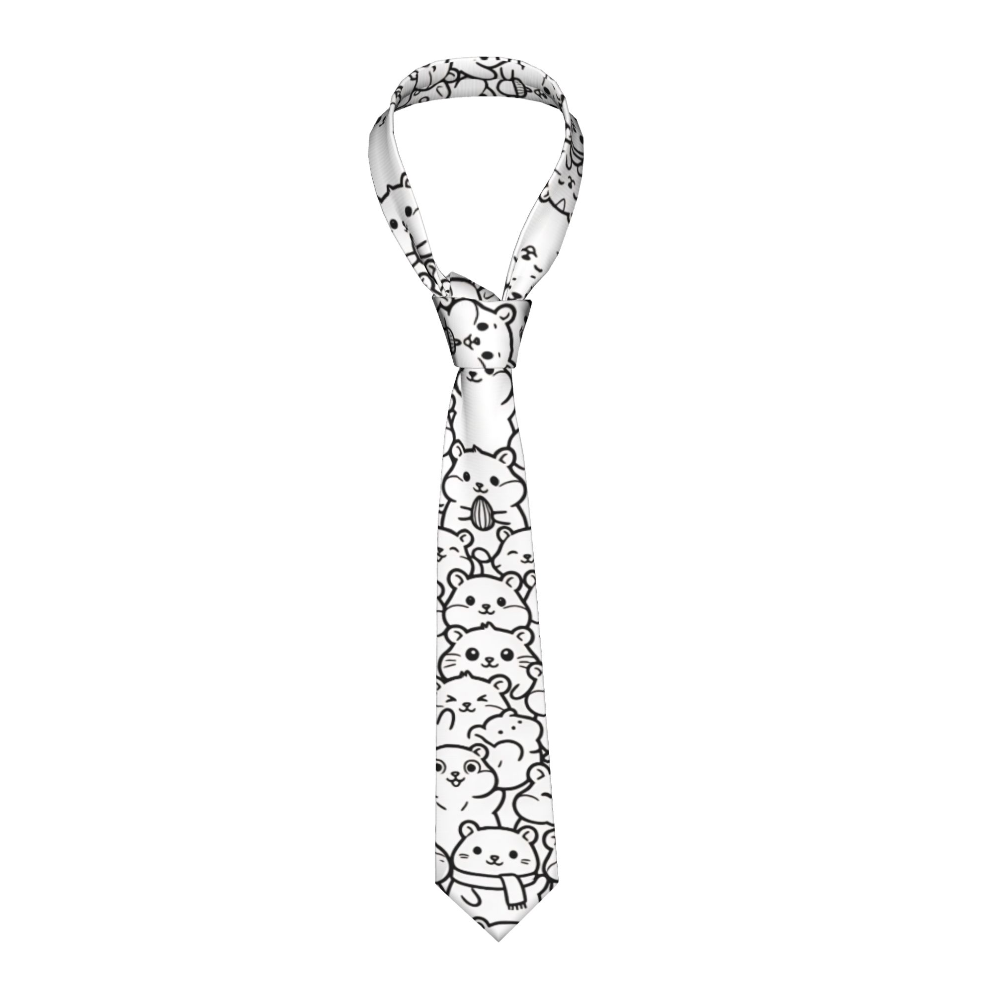 Men Accessories Drawing - Cute Hamster Doodle Collection Line Drawing