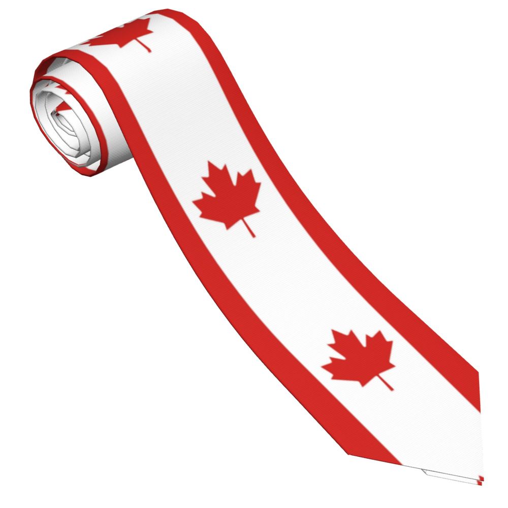 Men'S Accessories Canada - Flag Of Canada Necktie Unisex Polyester