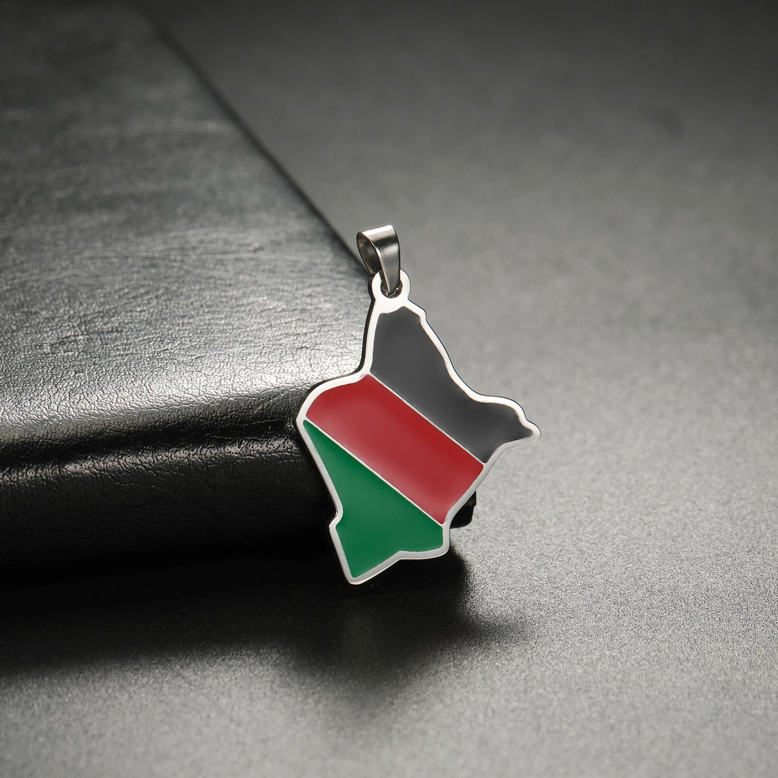 Men Accessories Kenya - Kenya National Map Stainless Steel Pendant