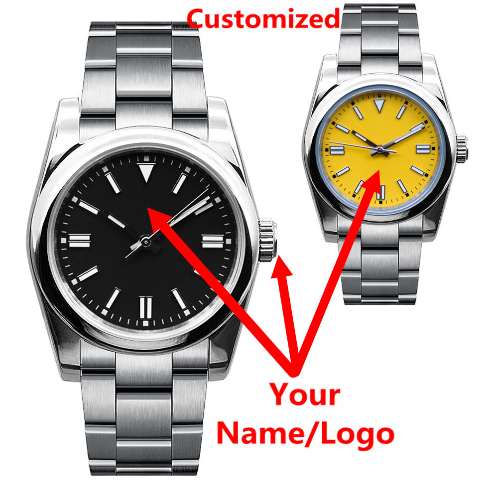 Men Accessories Bracelet - Custom Logo Mens Watch Sapphire Luxury