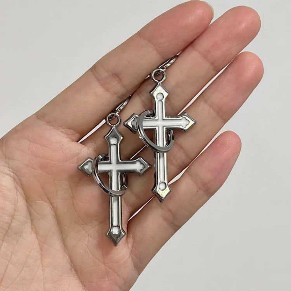 Rock Gothic Sliver Color Circu - Men Accessories Aesthetic recension och pris