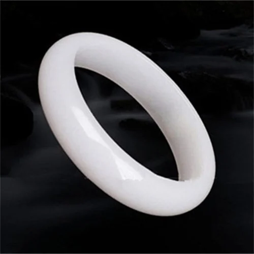 Genuine Natural White Jade Ban - Men Accessories Bracelet recension och pris