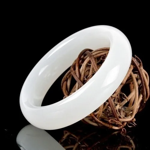 Genuine Natural White Jade Ban - Men Accessories Bracelet recension och pris