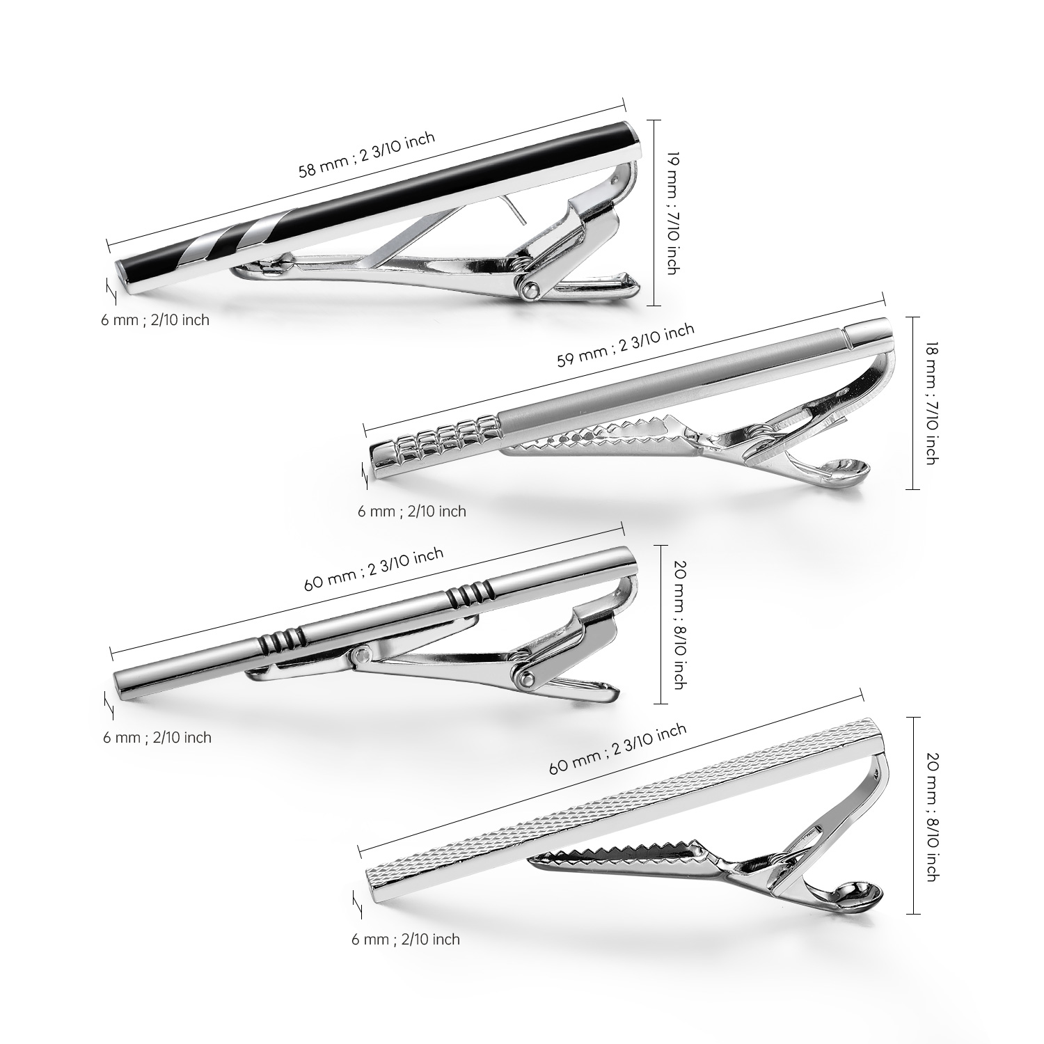 Tie Clip For Men Business Part - Cufflink Box Set recension och pris
