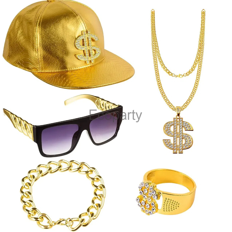 80s 90s Hip Hop Costume Access - Men'S Accessories In The 80S recension och pris