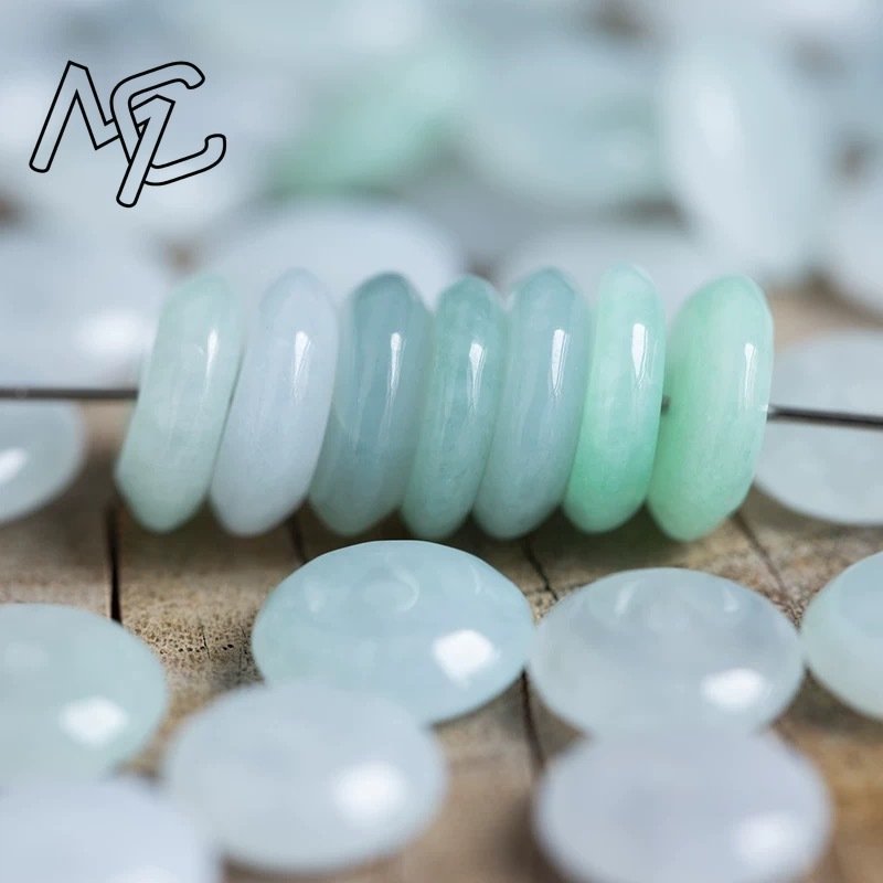 10pcs Natural Emerald White Ja - Men Accessories Bracelet recension och pris