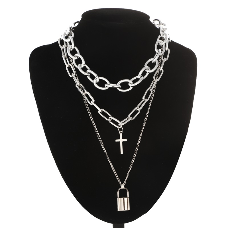 FNQUFUJ Layered grunge aesthet - Men Accessories Aesthetic recension och pris