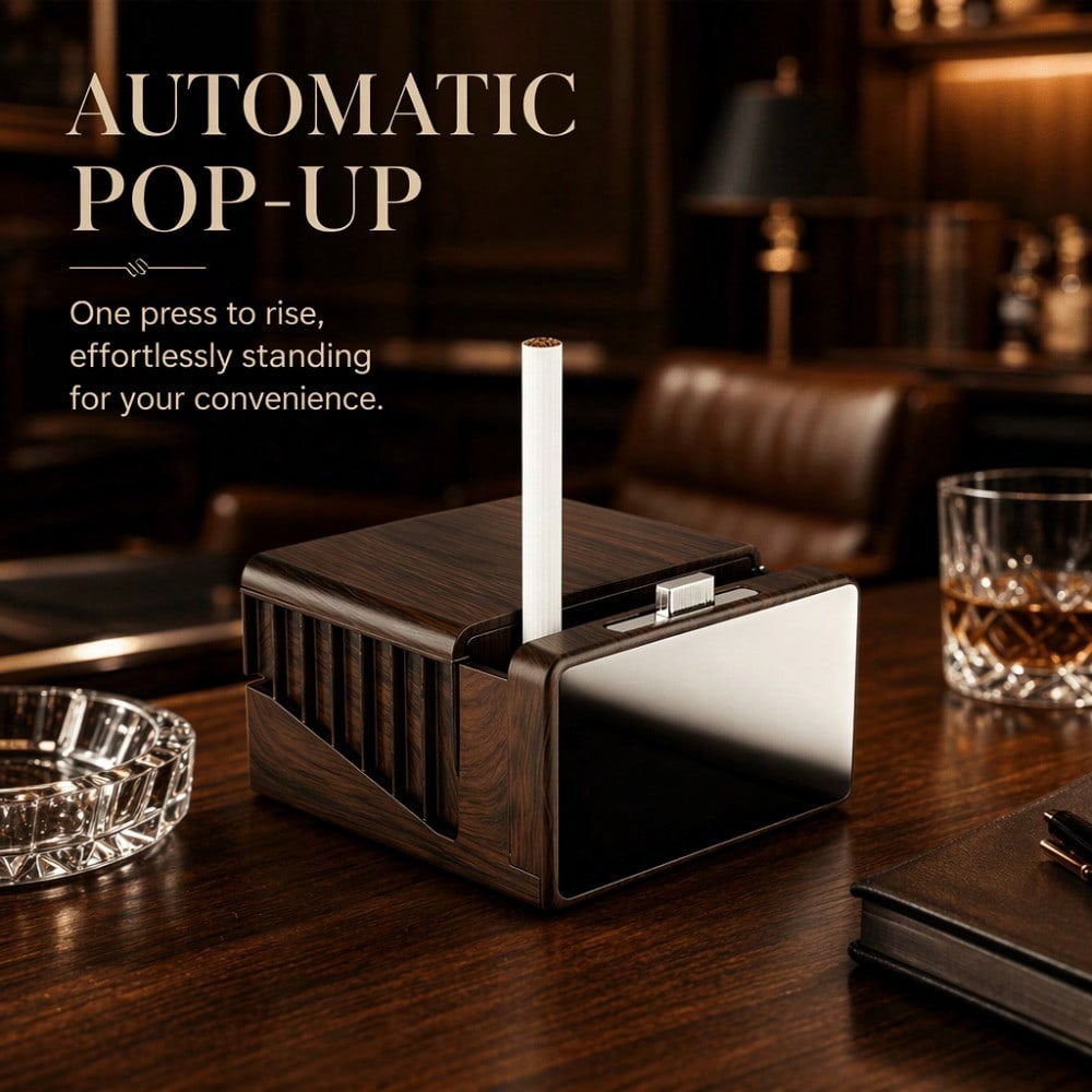 Large Capacity Cigarette Case, - Men'S Accessories Case recension och pris