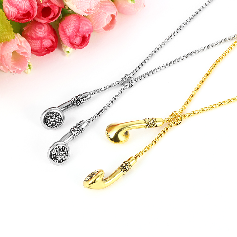 Retro Creative Earphone Shaped - Men'S Accessories Chain recension och pris