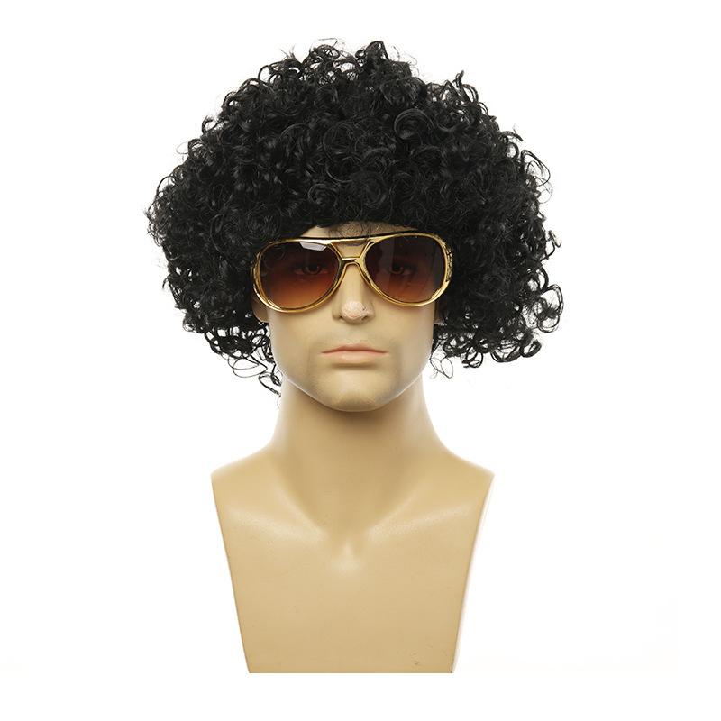 Unisex Big Curly Afro Wig - 3  - Men'S Accessories In The 80S recension och pris