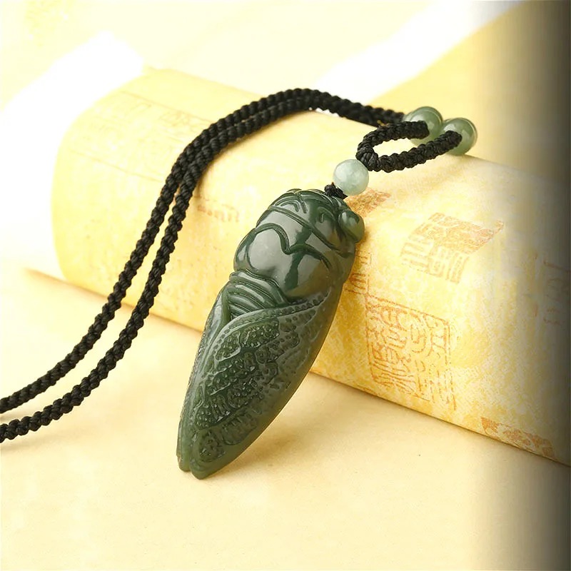 Natural Hetian Jade Cicada Pen - Men'S Mens Accessories recension och pris