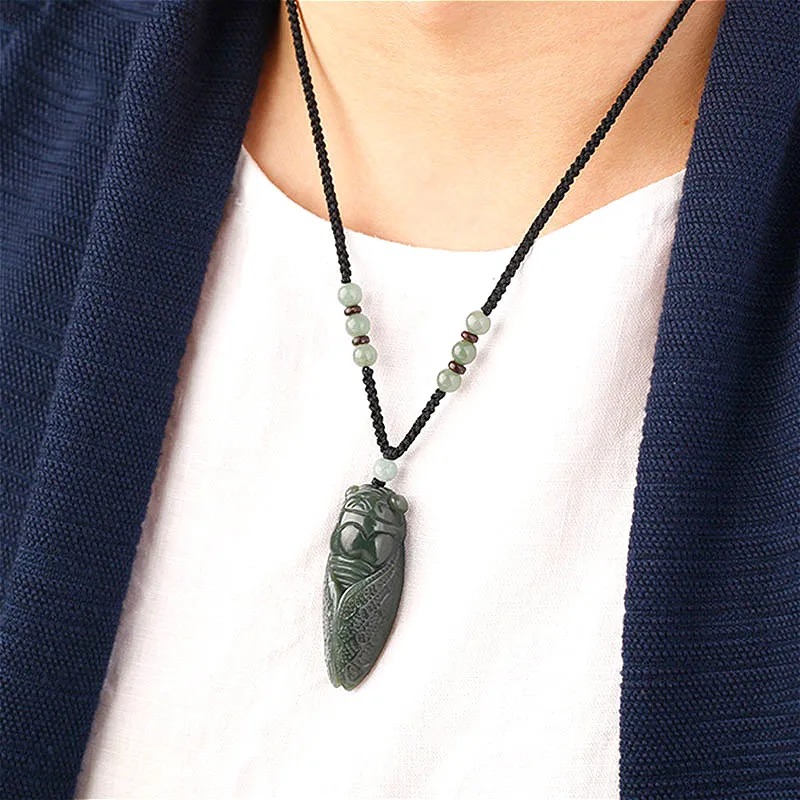 Natural Hetian Jade Cicada Pen - Men'S Mens Accessories recension och pris