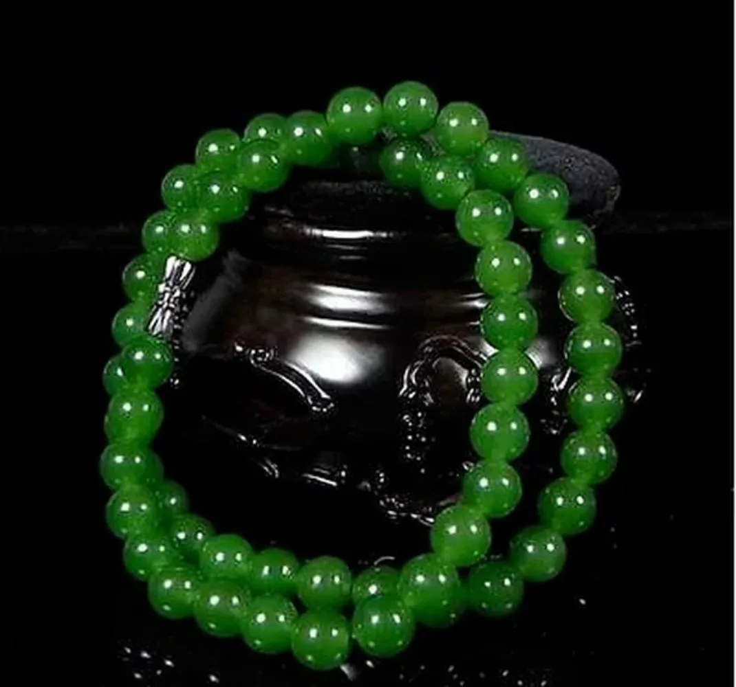 Genuine Natural Green Beads Ne - Men'S Mens Accessories recension och pris