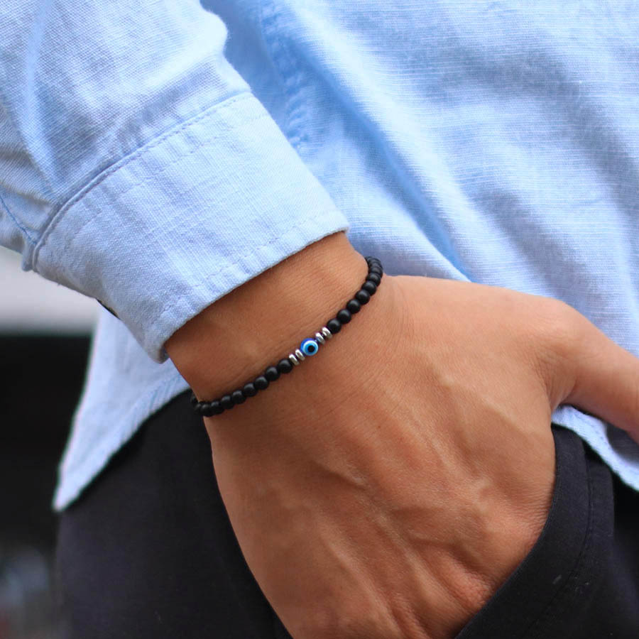 Classic Beaded Bracelet Men Ap - Men Accessories Evil Eye recension och pris