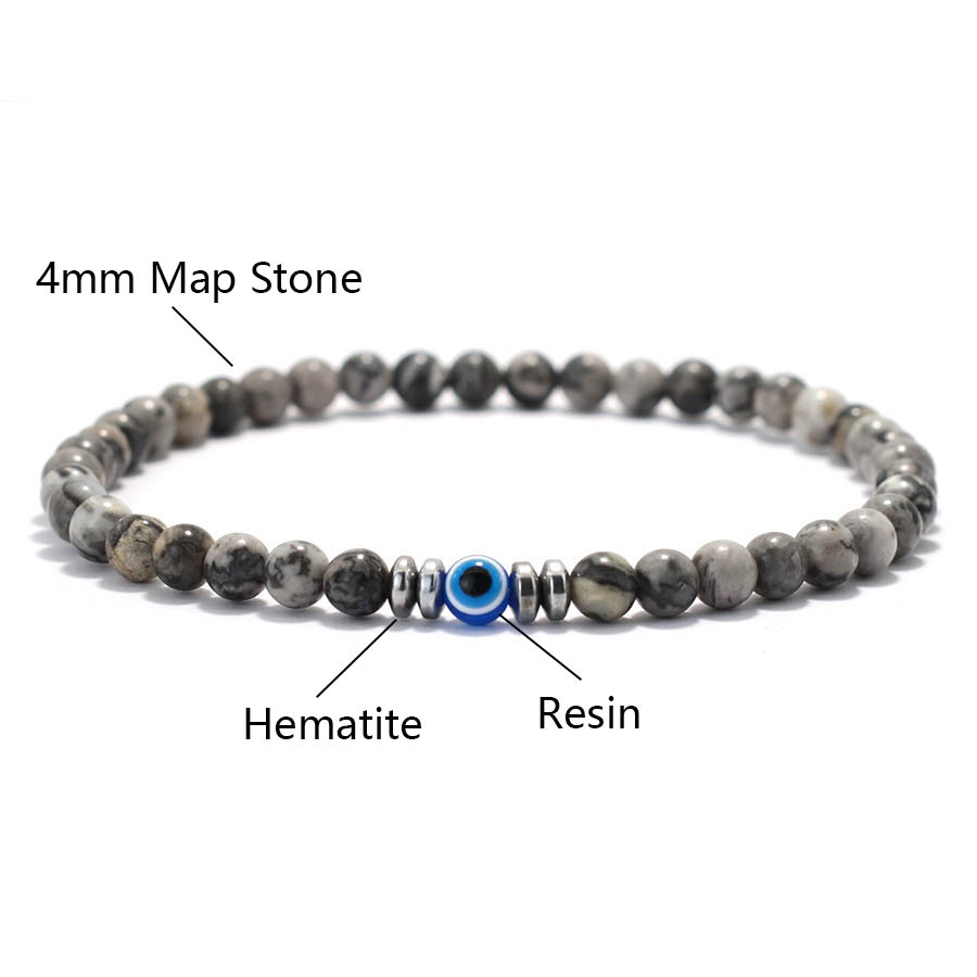 Classic Beaded Bracelet Men Ap - Men Accessories Evil Eye recension och pris