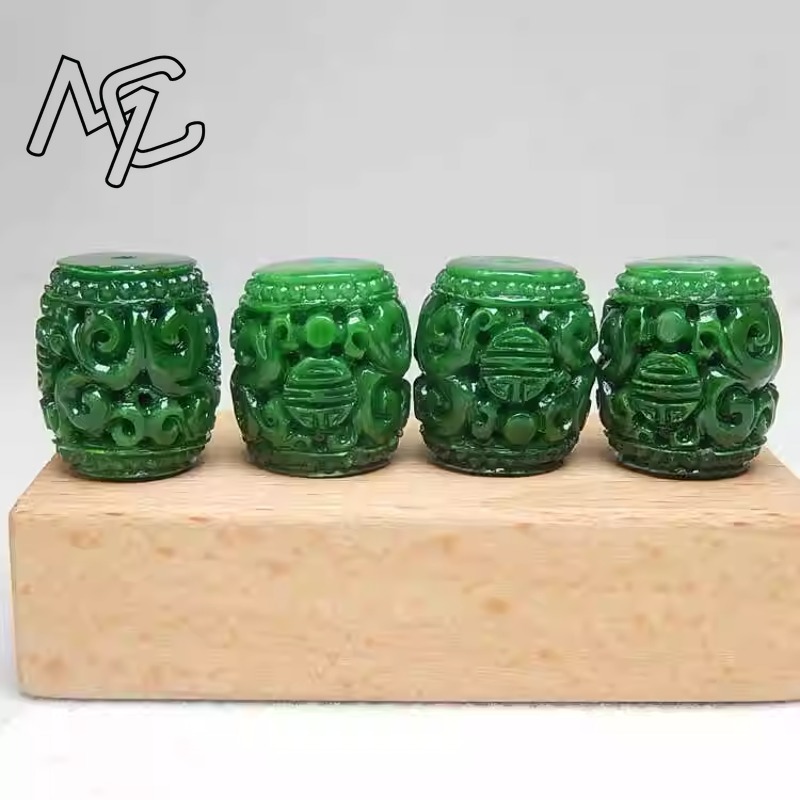 5pc Natural Green Jade Carving - Men'S Mens Accessories recension och pris