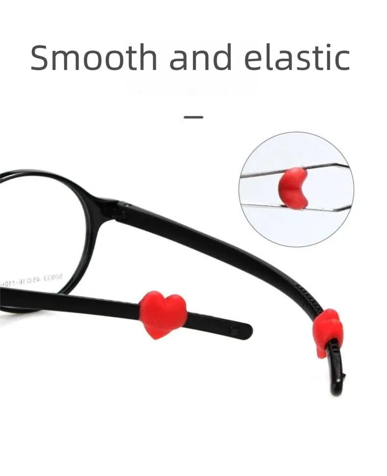 20PCS Heart Silicone Glasses E - Men Accessories Tips recension och pris