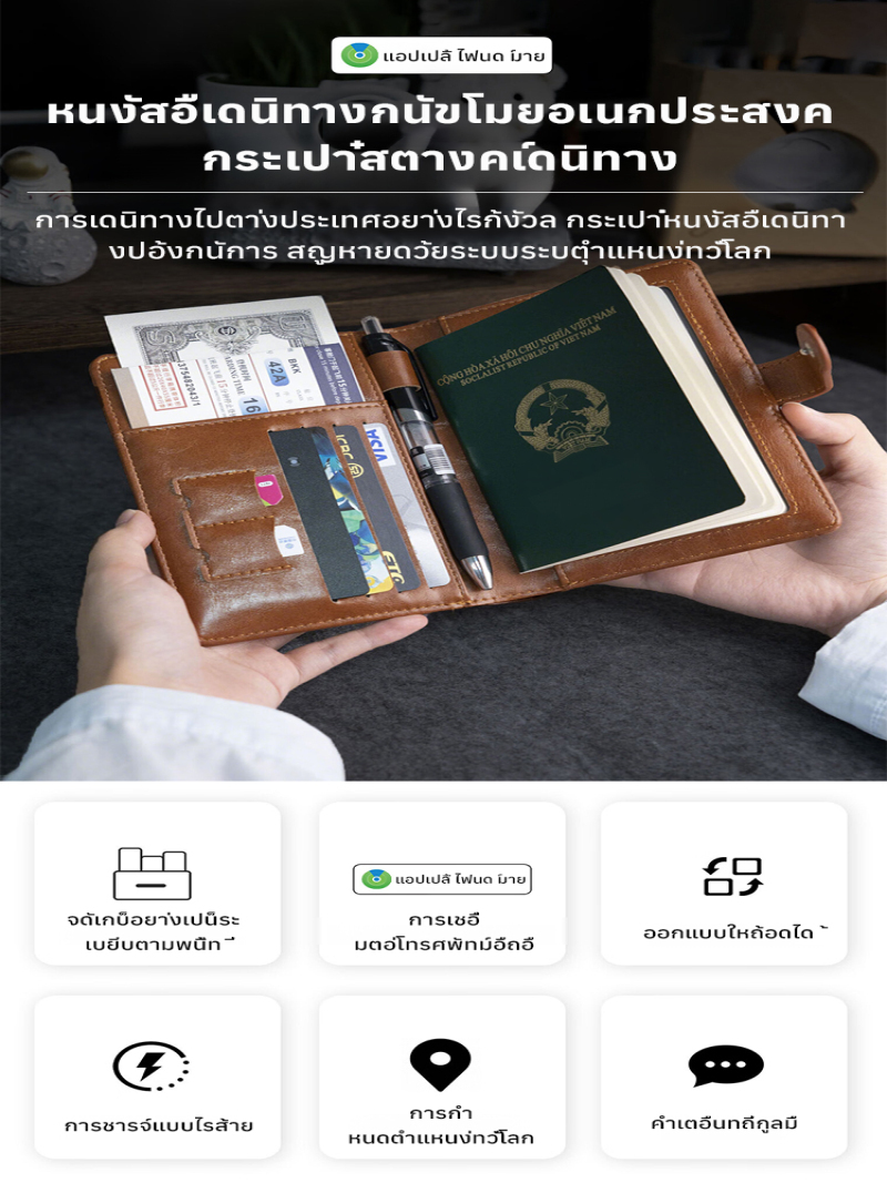 Multifunctional Travel Wallet  - Men'S Accessories Case recension och pris