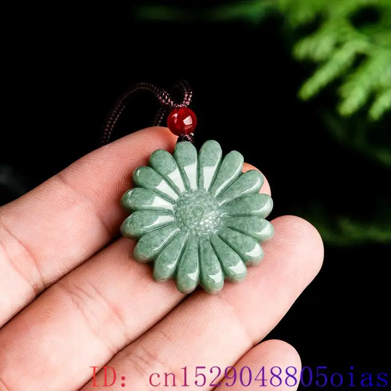 Green Jadeite Sunflower Pendan - Men'S Mens Accessories recension och pris