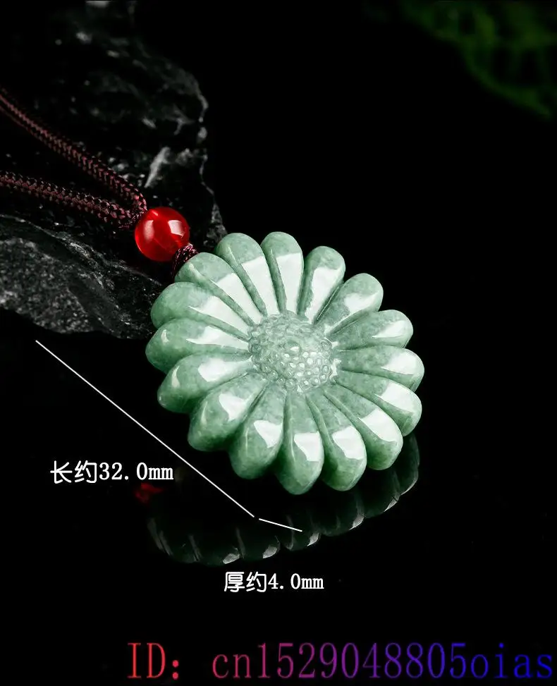 Green Jadeite Sunflower Pendan - Men'S Mens Accessories recension och pris