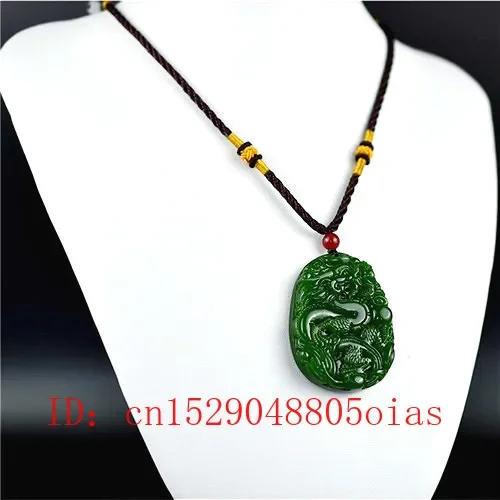 Natural Green Chinese Jade Dra - Men'S Mens Accessories recension och pris