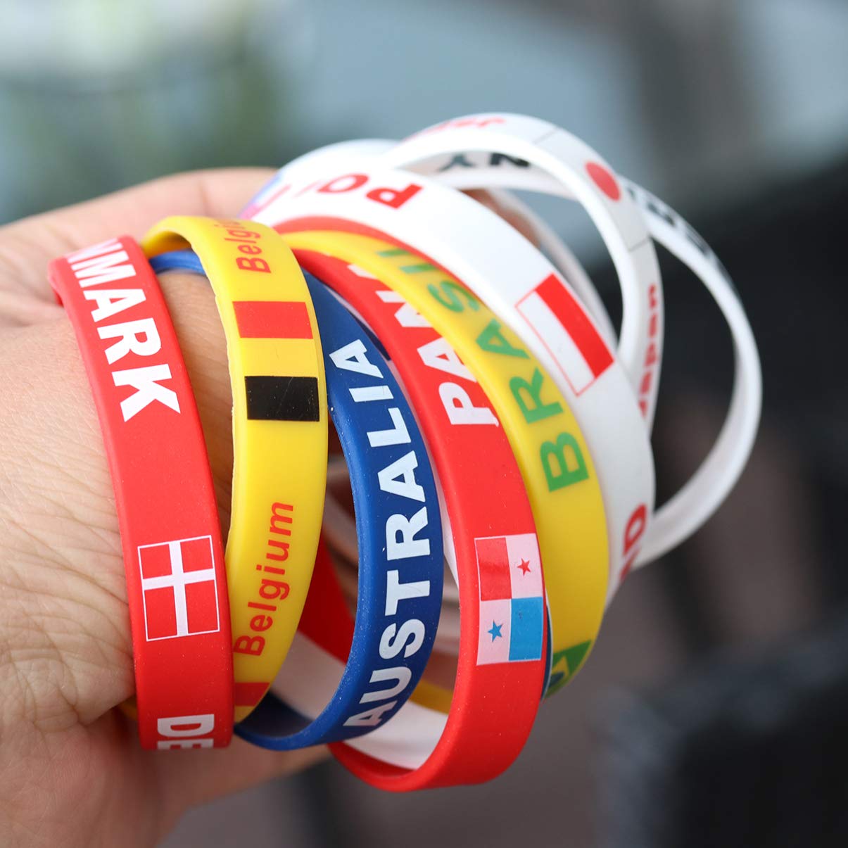 2pcs Kenya Silicone Bracelets  - Men Accessories Kenya recension och pris