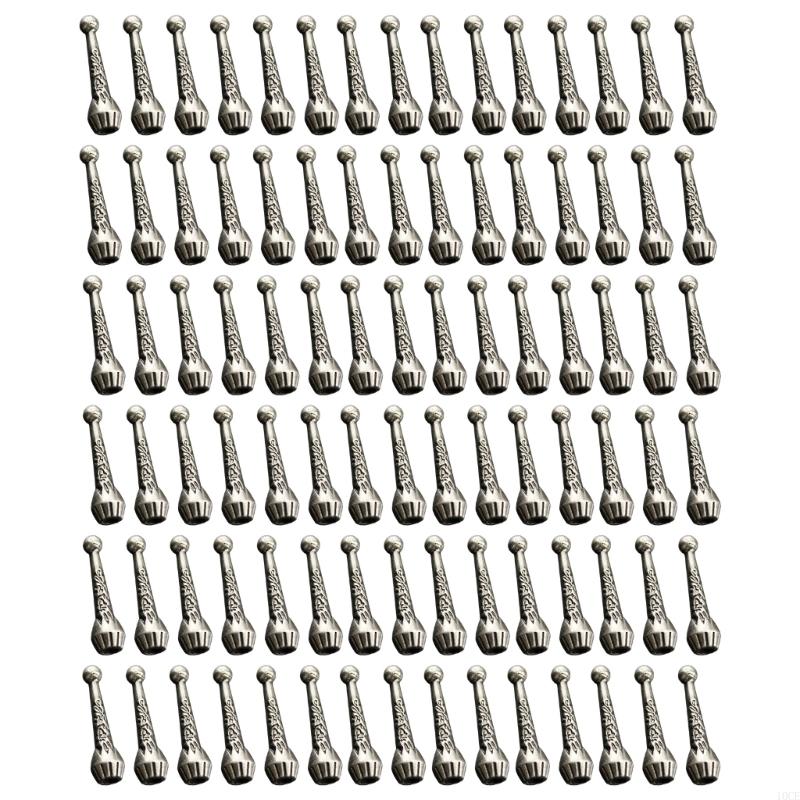 100pcs Antique Carved Western  - Men Accessories Tips recension och pris