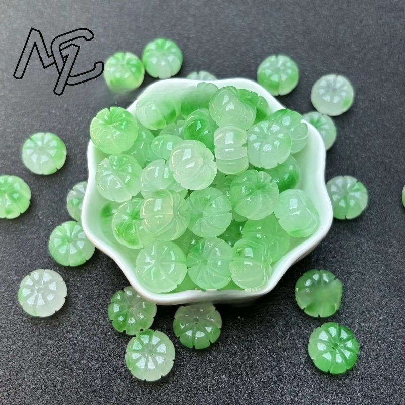 10pcs A Green Jade Pumpkin Bea - Men Accessories Bracelet recension och pris