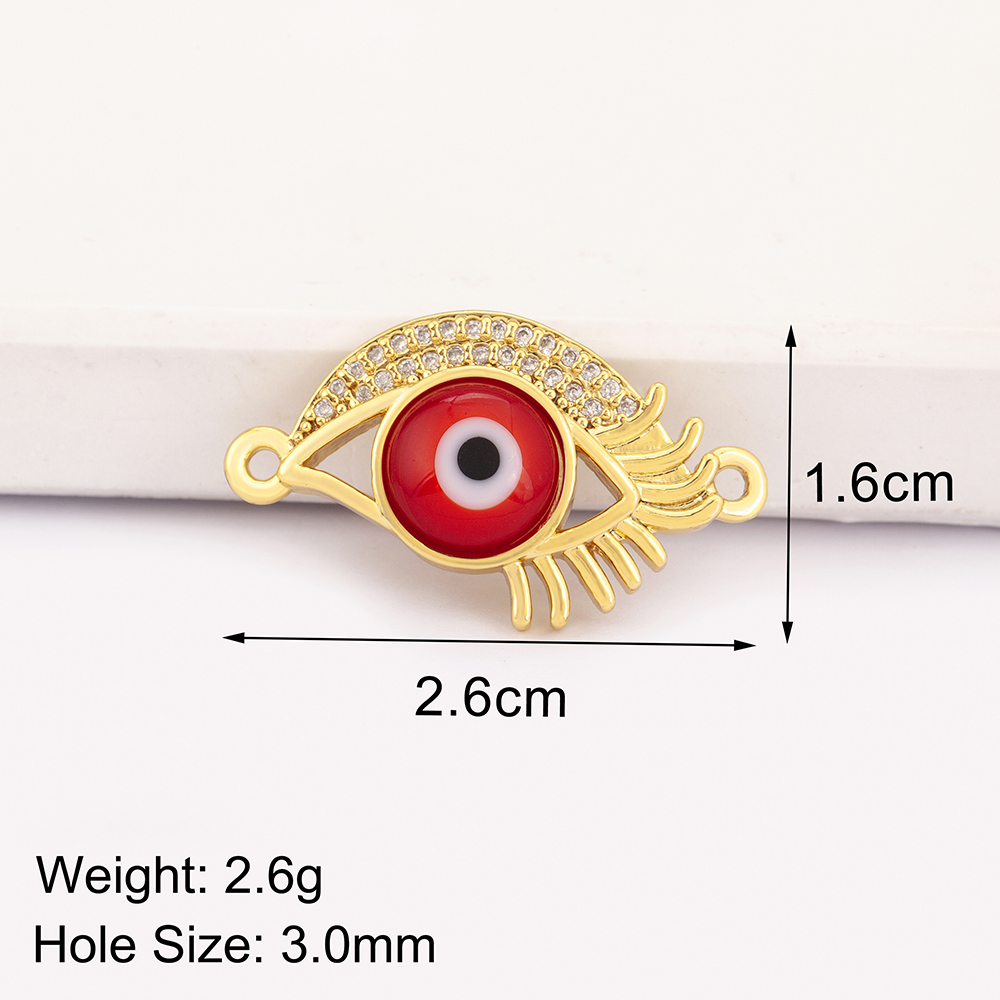 Colorful Shiny Crystal Evil Ey - Men Accessories Evil Eye recension och pris
