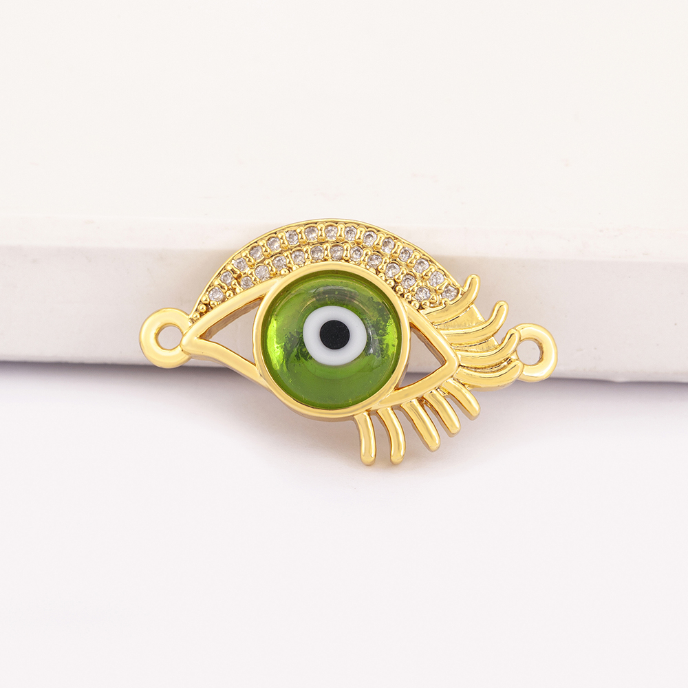Colorful Shiny Crystal Evil Ey - Men Accessories Evil Eye recension och pris