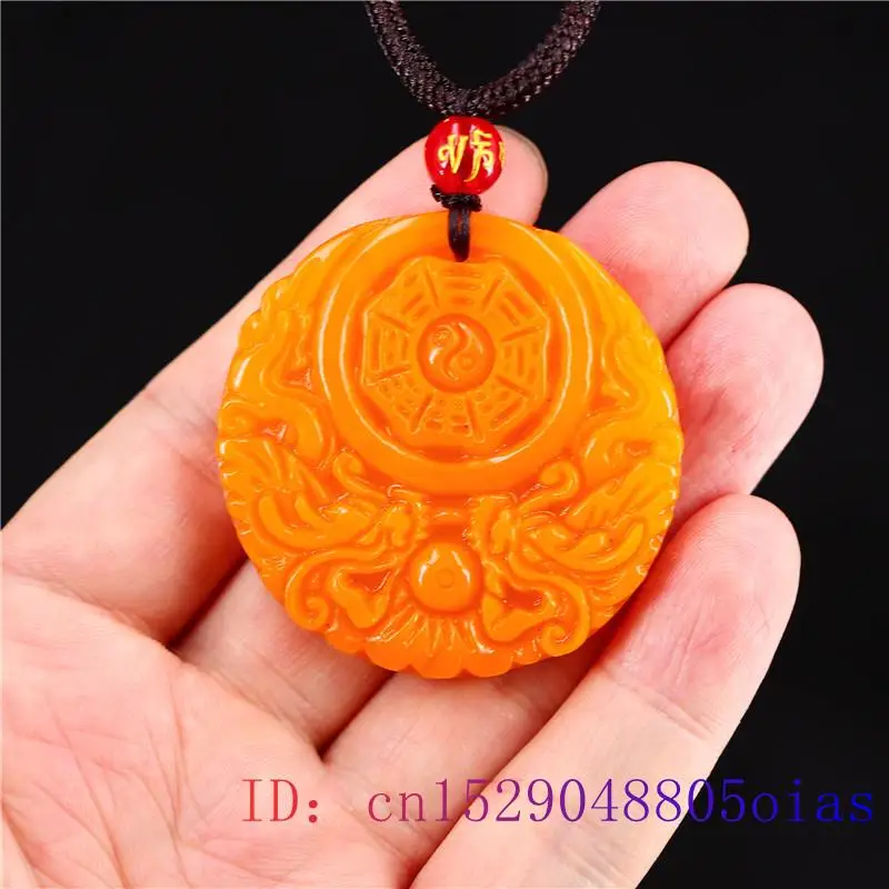 Yellow Jade Dragon Pendant Gif - Men'S Mens Accessories recension och pris