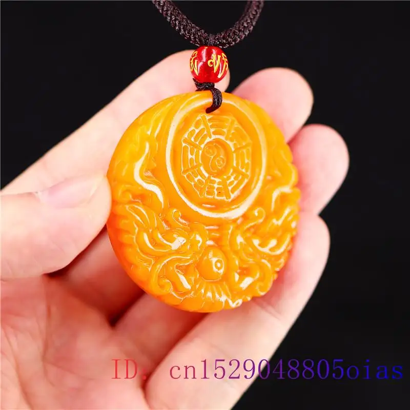 Yellow Jade Dragon Pendant Gif - Men'S Mens Accessories recension och pris