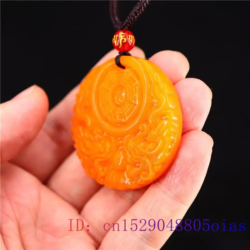 Yellow Jade Dragon Pendant Gif - Men'S Mens Accessories recension och pris