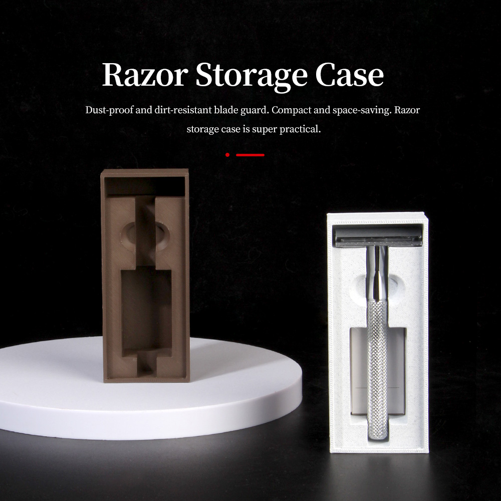 Razor Storage Box, Durable Tra - Men Accessories Store recension och pris