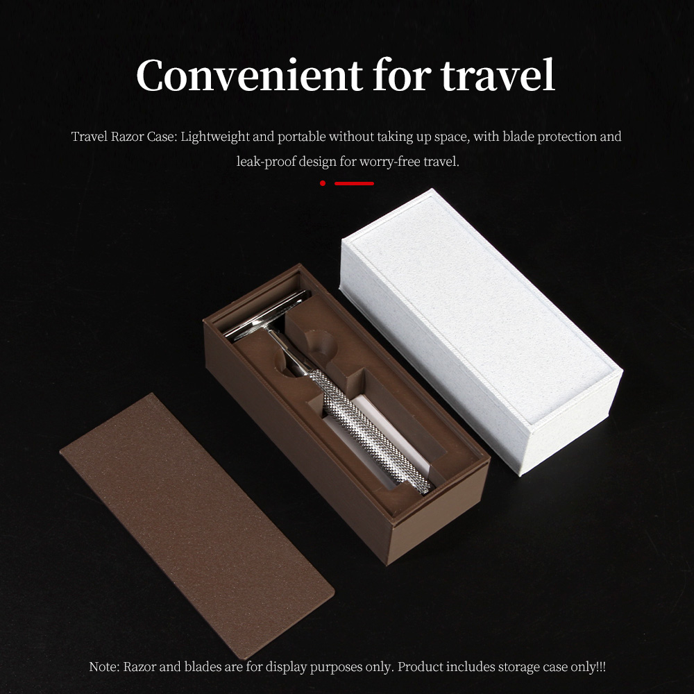 Razor Storage Box, Durable Tra - Men Accessories Store recension och pris