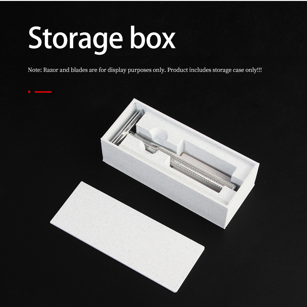 Razor Storage Box, Durable Tra - Men Accessories Store recension och pris