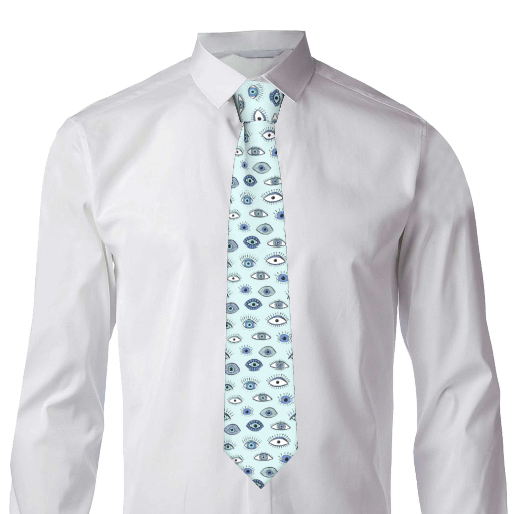 Evil eye Neckties Casual 8 cm  - Men Accessories Evil Eye recension och pris
