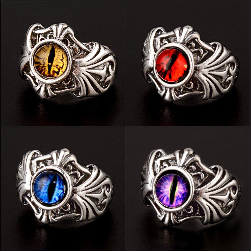 Retro Vines Evil Eye Ring For  - Men Accessories Evil Eye recension och pris
