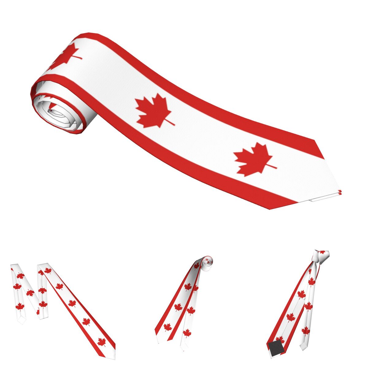 Flag Of Canada Necktie Unisex  - Men'S Accessories Canada recension och pris