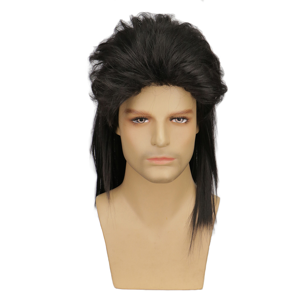 Men Wigs Synthetic Mullet wigs - Men'S Accessories In The 80S recension och pris
