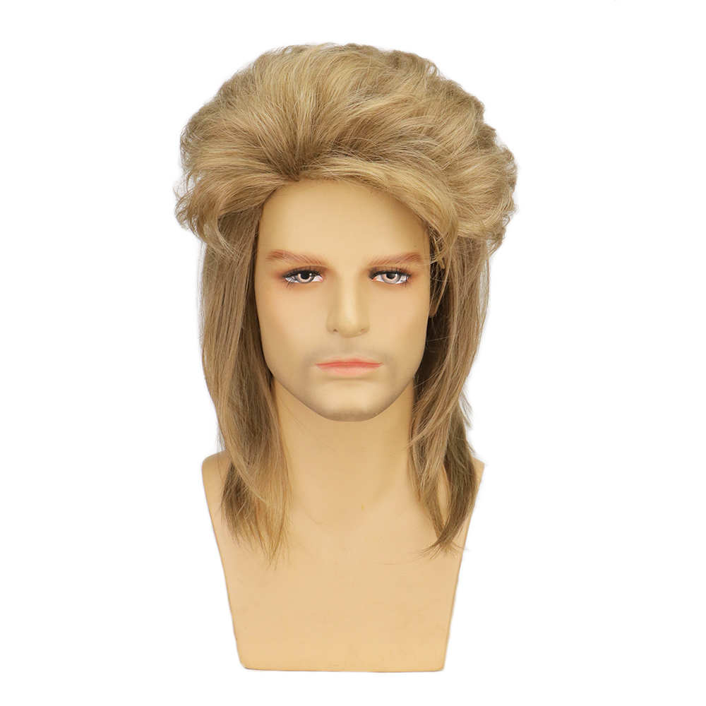 Men Wigs Synthetic Mullet wigs - Men'S Accessories In The 80S recension och pris