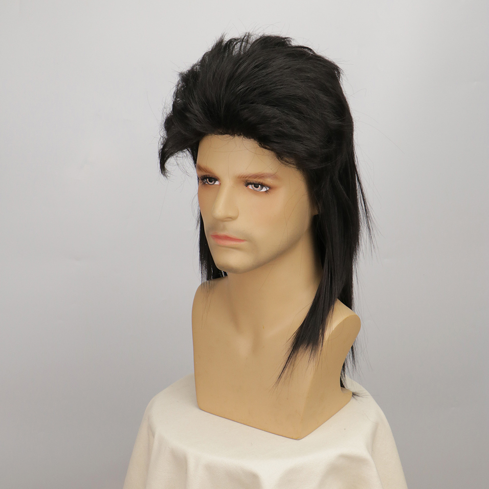Men Wigs Synthetic Mullet wigs - Men'S Accessories In The 80S recension och pris
