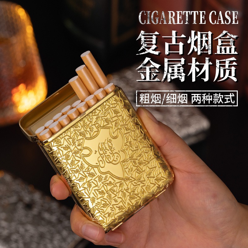 New retro Carving Metal 20 16  - Men'S Accessories Case recension och pris