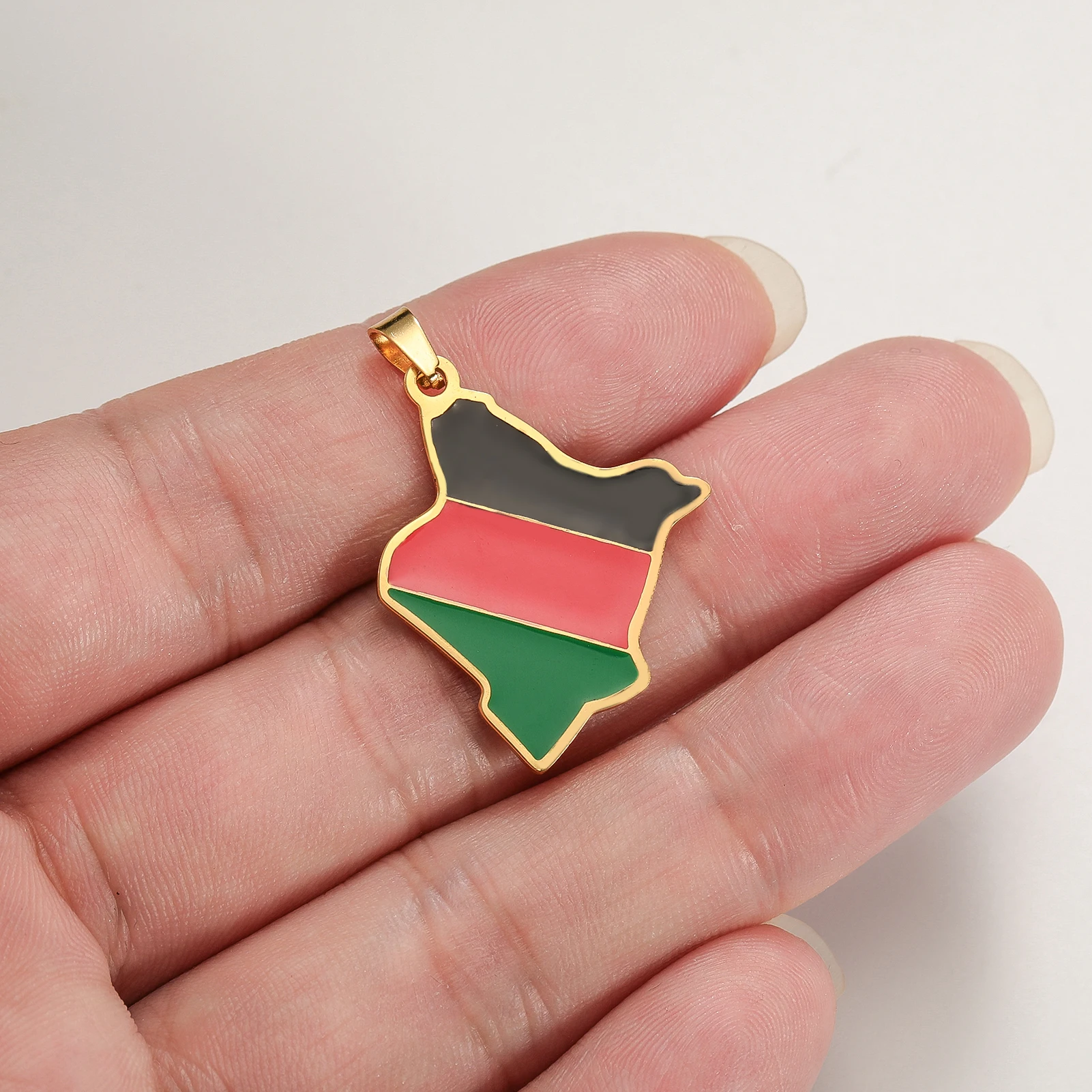 Kenya National Map Stainless S - Men Accessories Kenya recension och pris