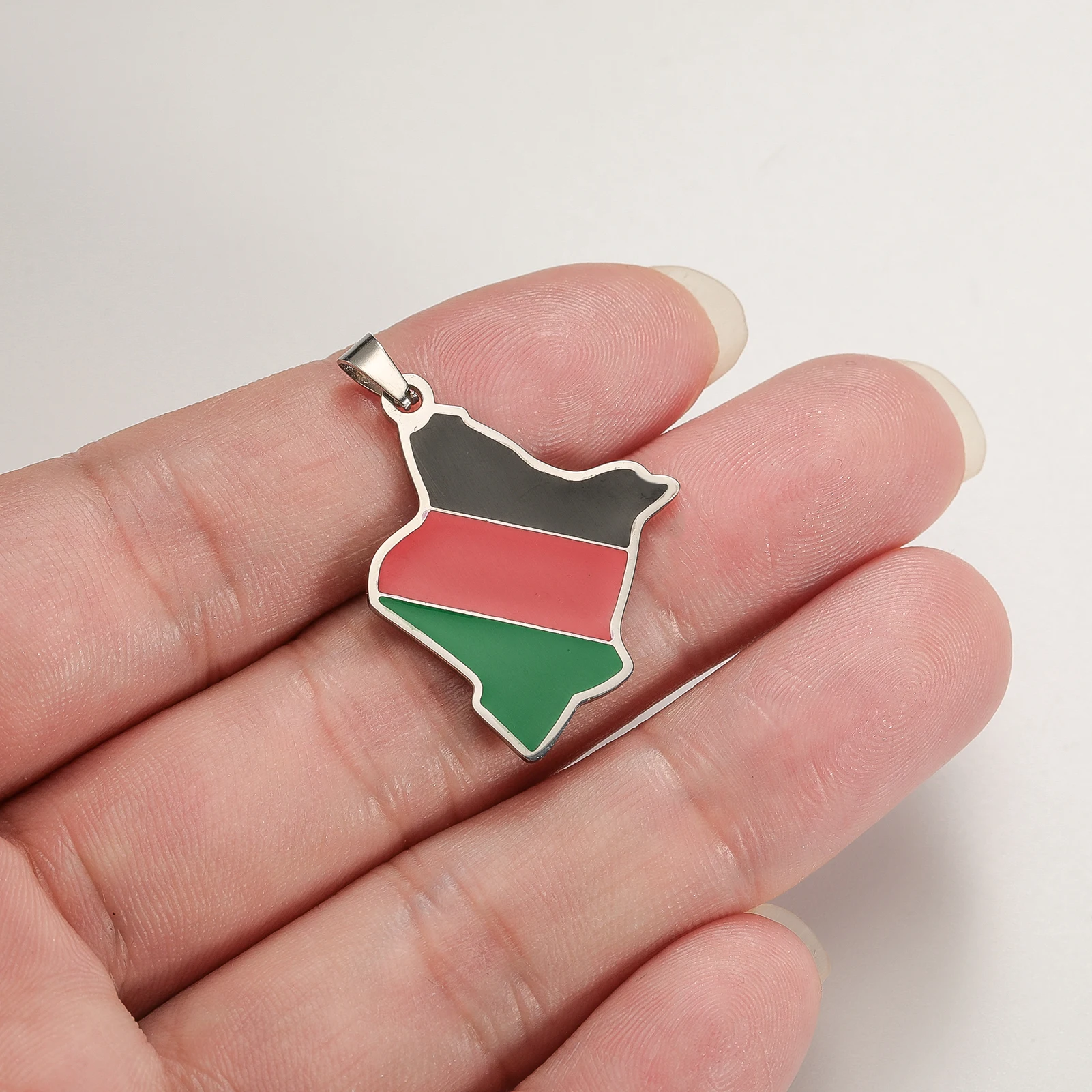 Kenya National Map Stainless S - Men Accessories Kenya recension och pris