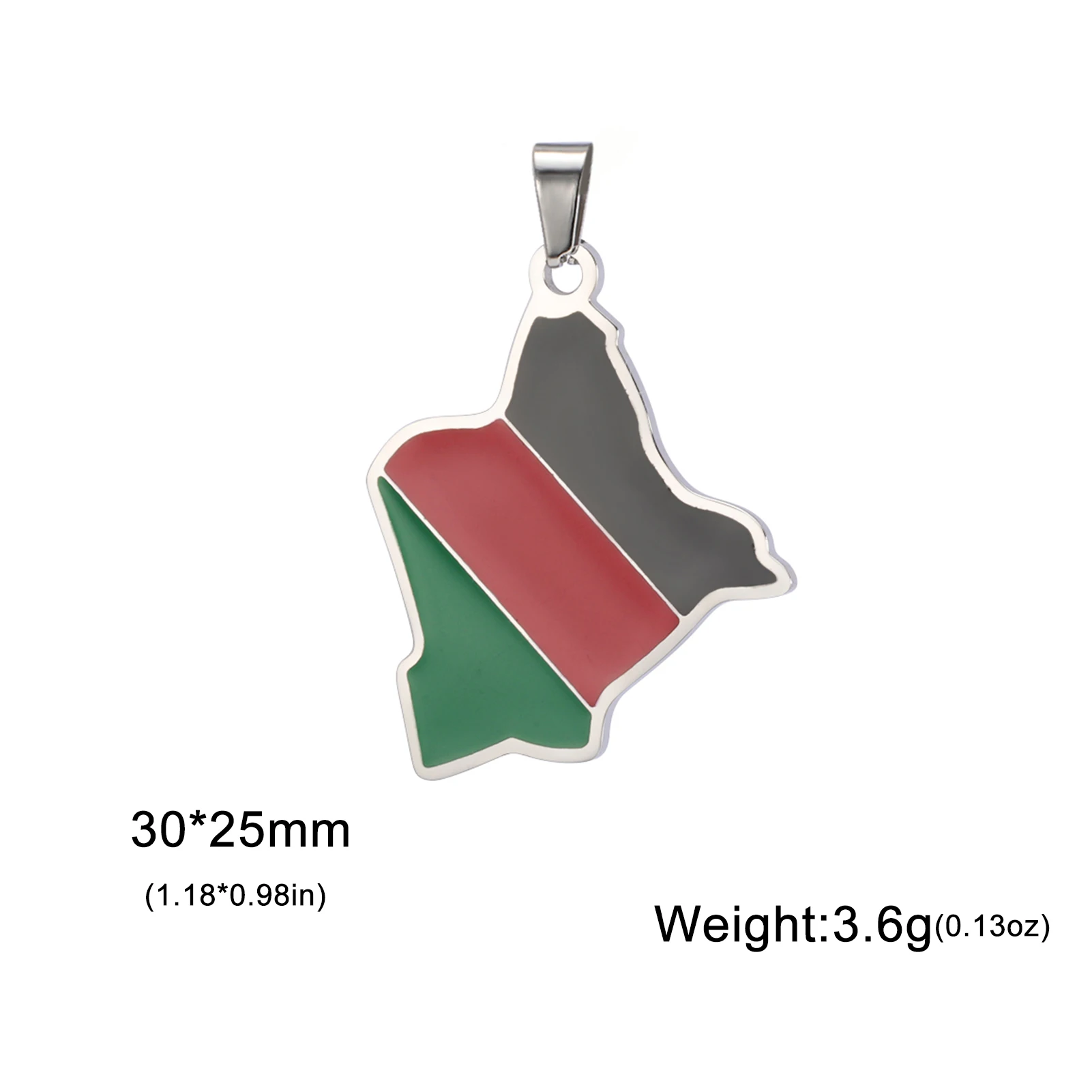 Kenya National Map Stainless S - Men Accessories Kenya recension och pris