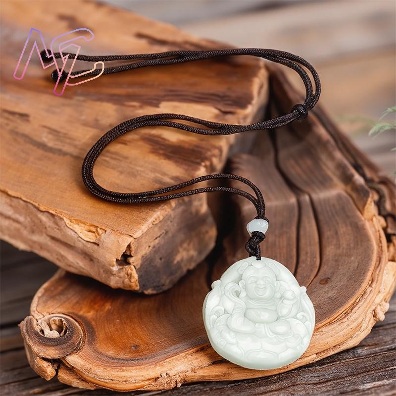 Green Real Jade Nezha Pendant  - Men'S Mens Accessories recension och pris