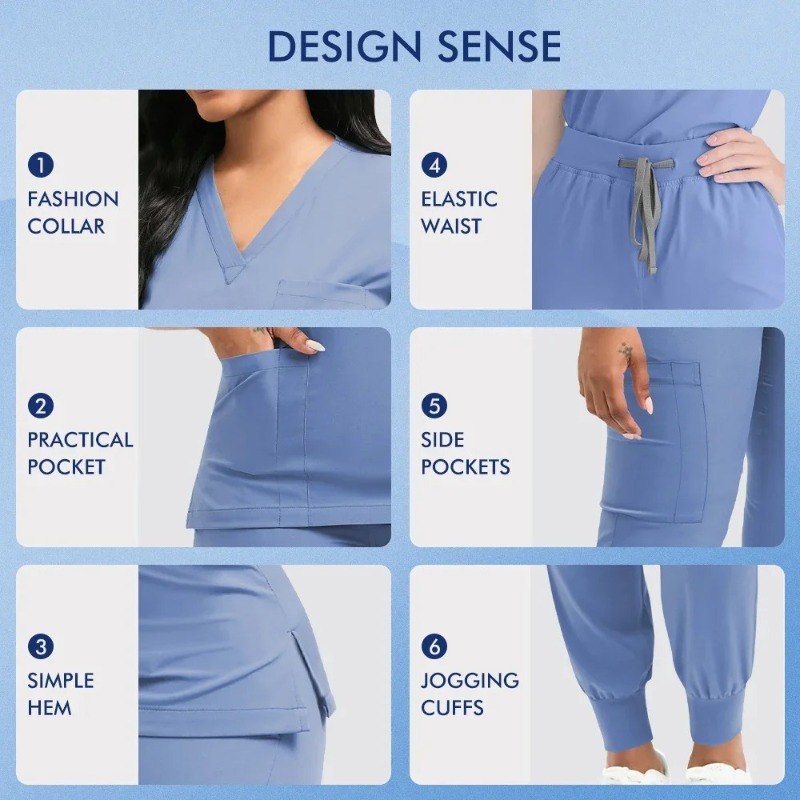 Classic New Nurse Scrubs Set M - Men'S Mens Accessories recension och pris